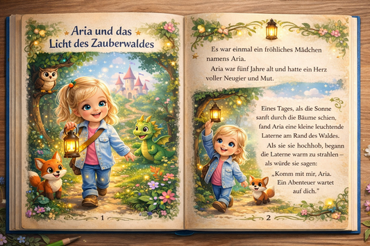 Personalisierte Kinder-Geschichte – Dein Kind als Held | Arvenzo